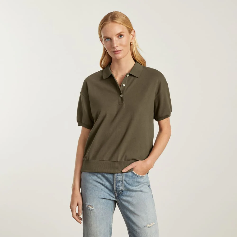 The Oversized Polo | Beech - Image 2