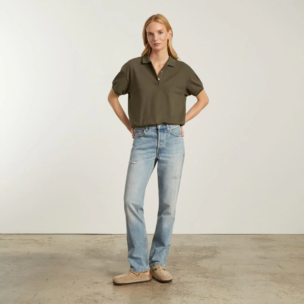 The Oversized Polo | Beech - Image 4