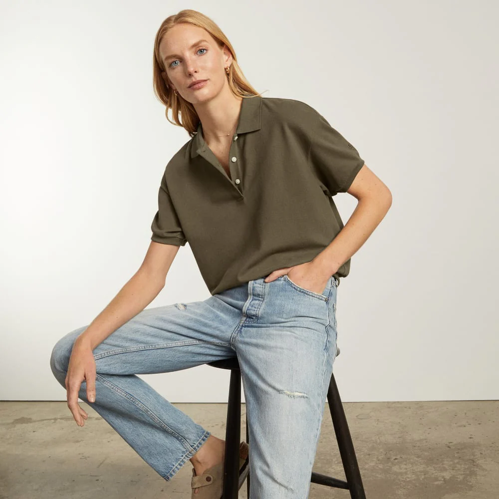 The Oversized Polo | Beech - Image 6