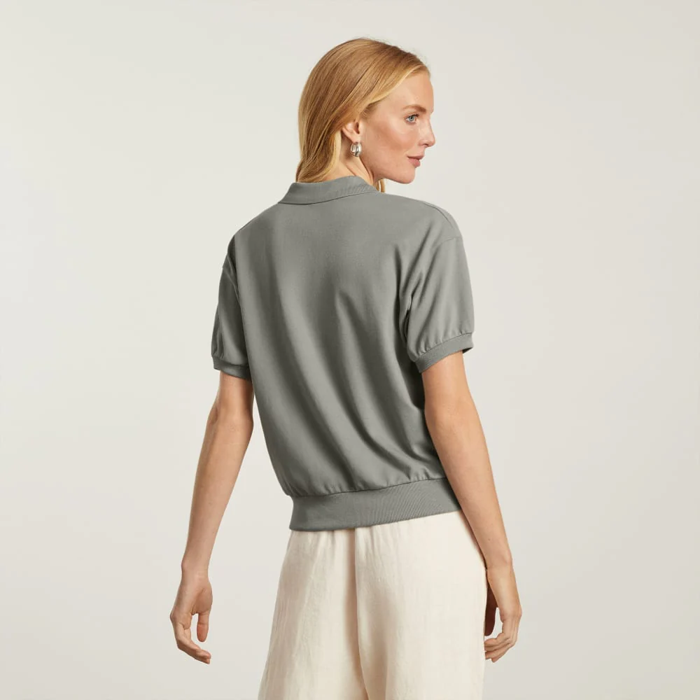 The Oversized Polo | Clay - Image 3