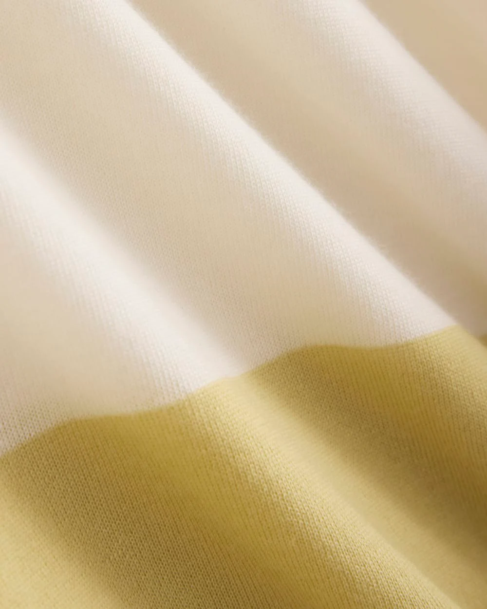 Oversized Polo in Ultrafine Merino | Double Cream / Bone Rugby Stripe - Image 6