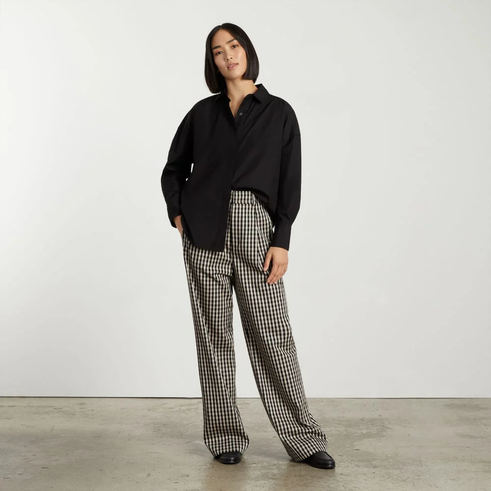 The Oversized Poplin Shirt | Black - Image 6
