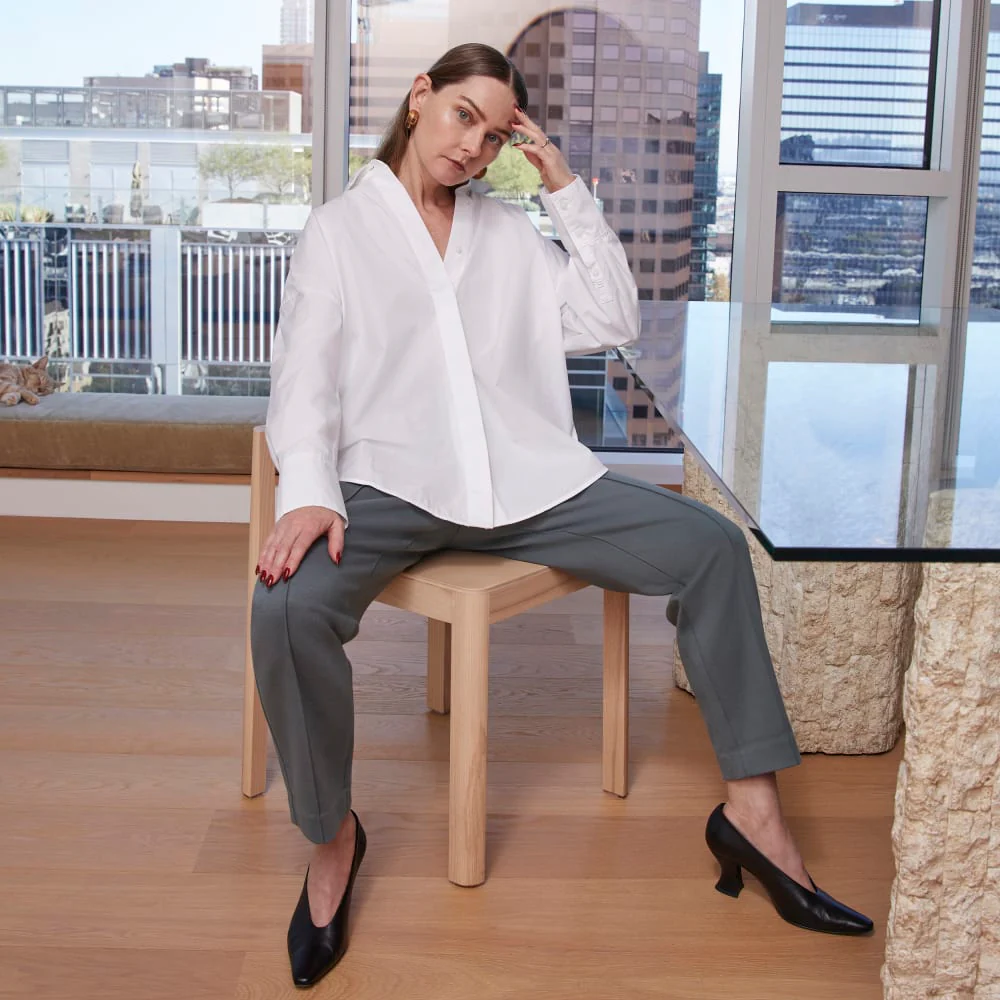The Oversized Poplin Shirt | White - Image 8