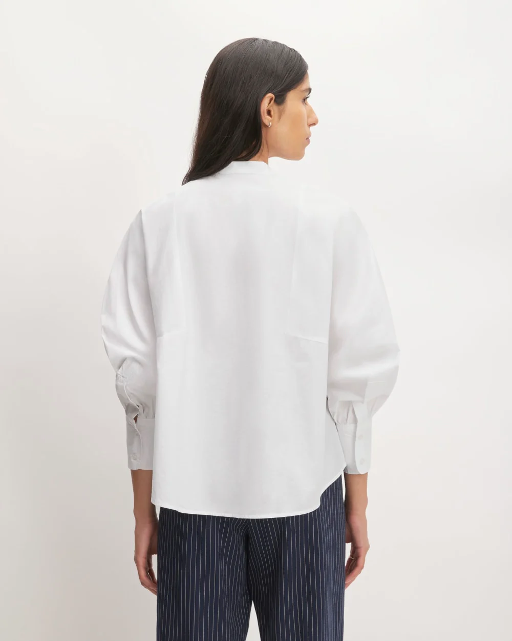 The Oversized Raglan Shirt | White - Image 6