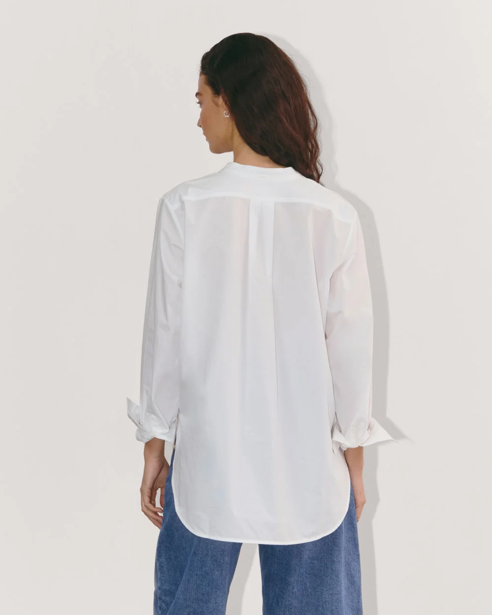 The Oversized Shirt in Ultrasoft Cotton | White - Image 5