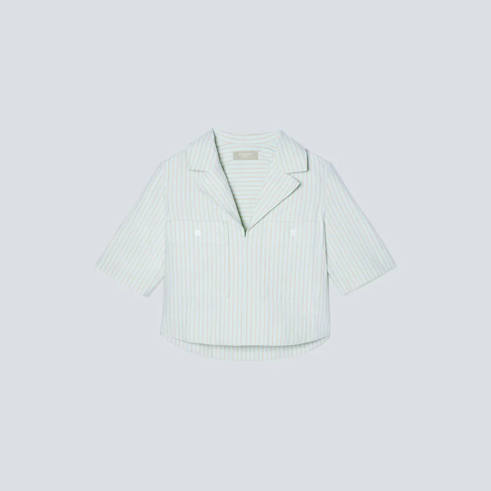 The Oxford Popover | Apricot Tan / Spray