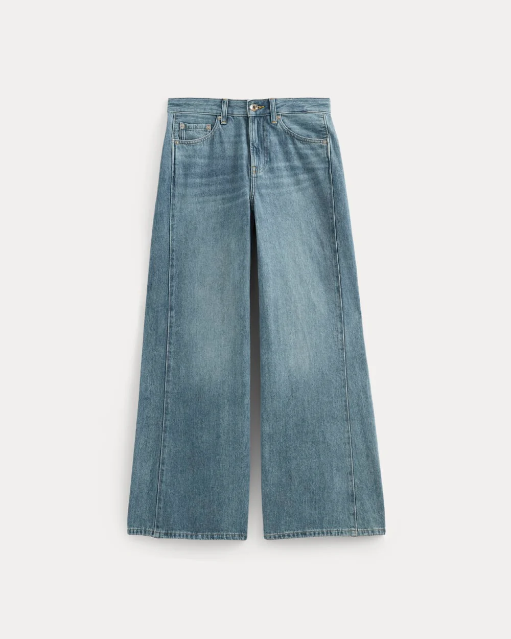 Paneled Ultra Wide-Leg Jean | Tungsten Scratch - Image 2
