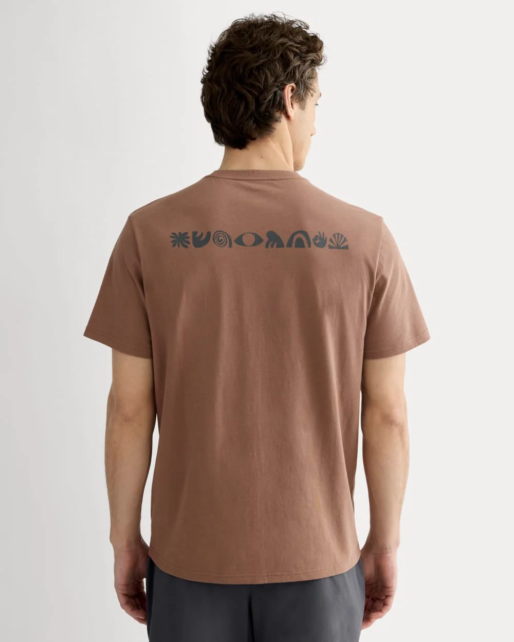 The Everlane x Parks Project Essential Organic Crew | Brown / Green / Forged Iron - Image 10