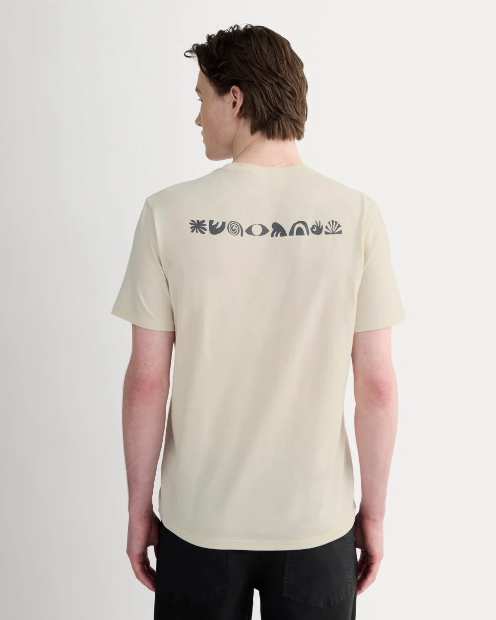 The Everlane x Parks Project Essential Organic Crew | Forged Iron / Birch / Granada Sky Blue / Green - Image 9