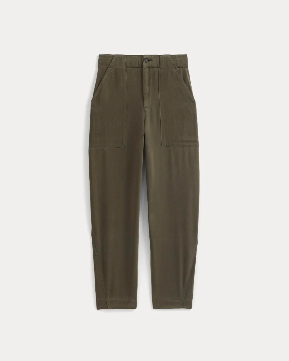 Patch Pocket Ballon Pant in Buttersoft | Olive Night - Image 2