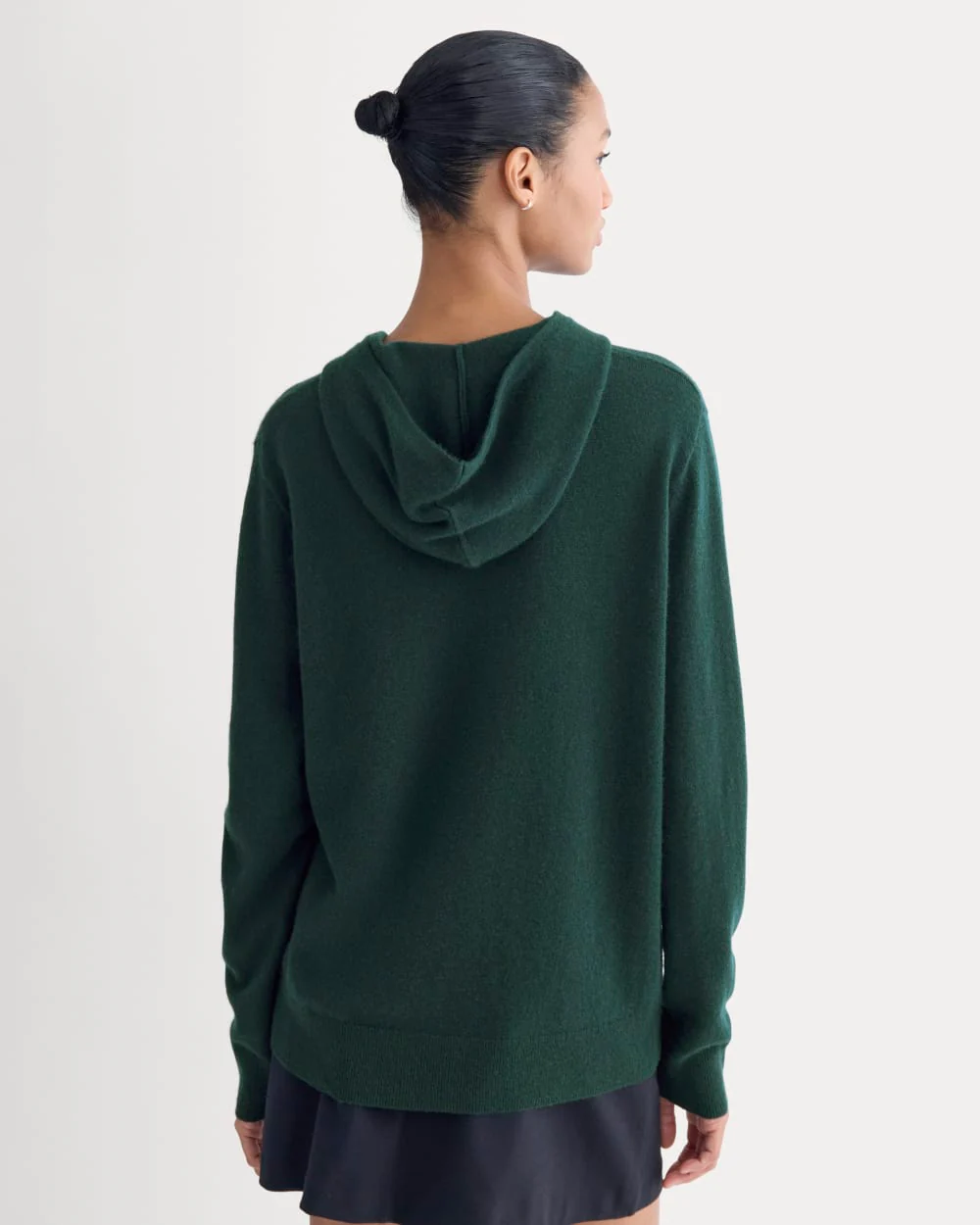 Everlane x Peace & Quiet Cashmere Hoodie | Pine - Image 5