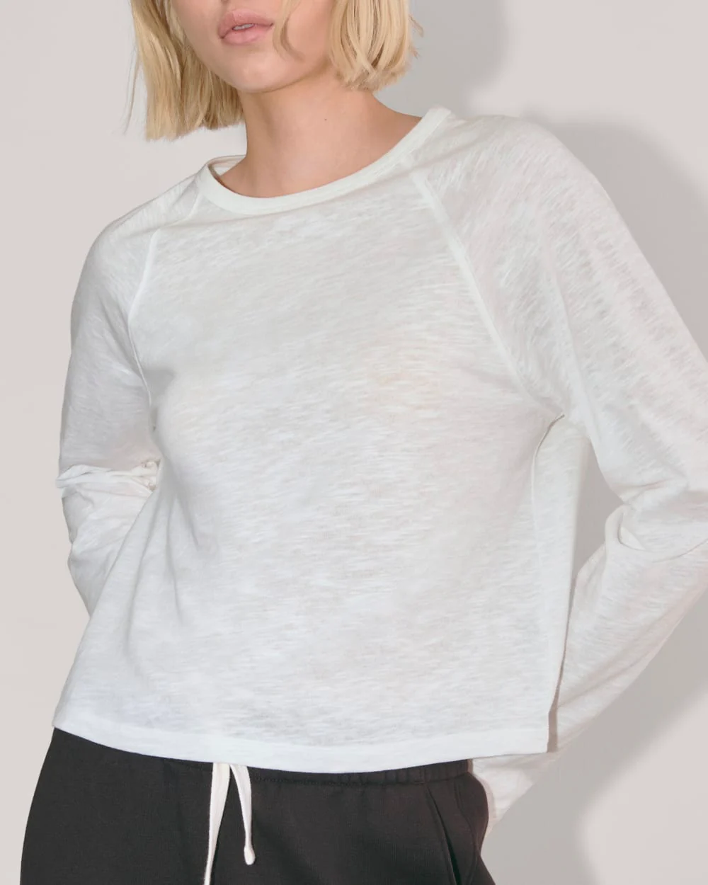 The Perform Crew Tee | White - Image 4
