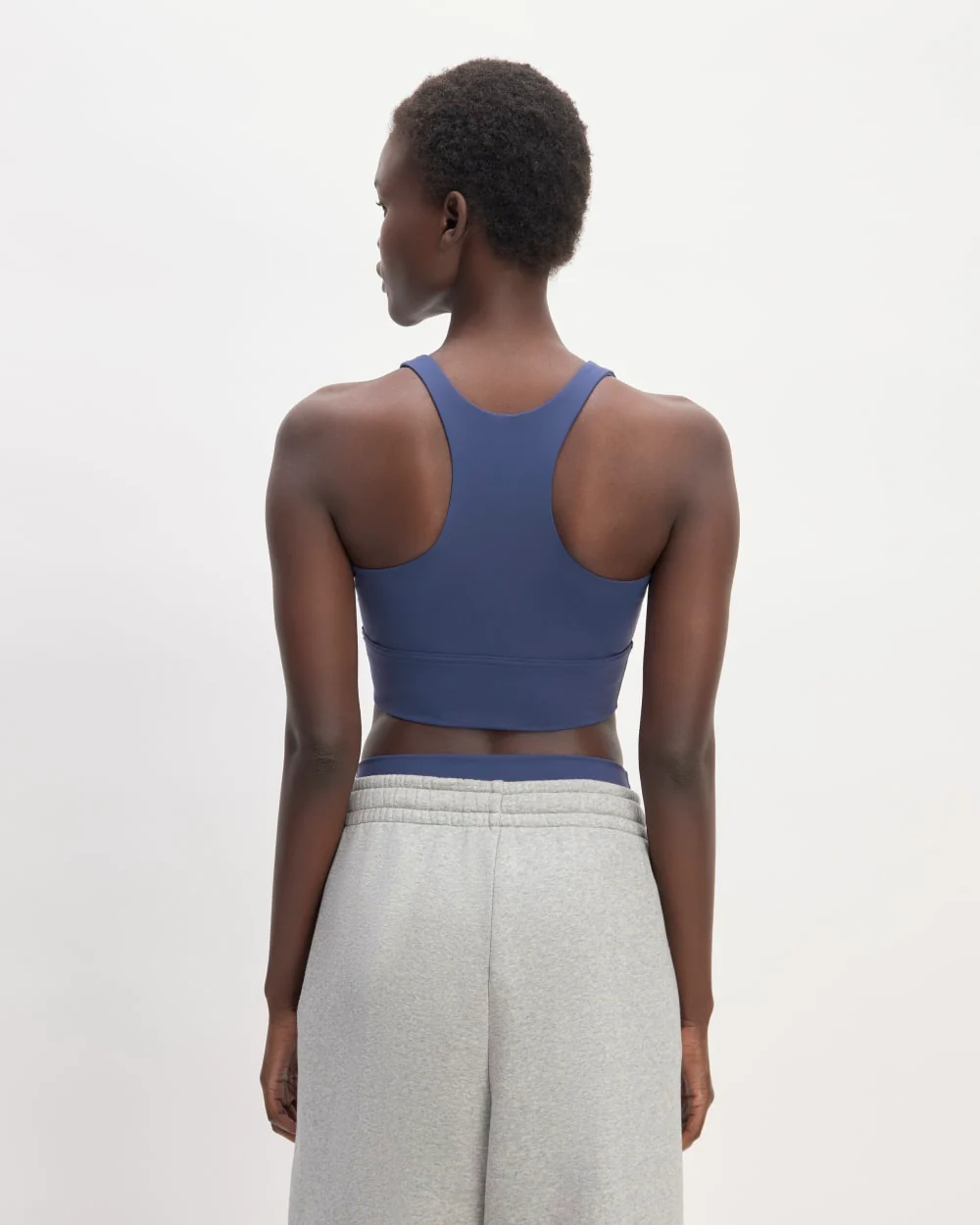The Perform Longline Bra | Ocean Blue - Image 6