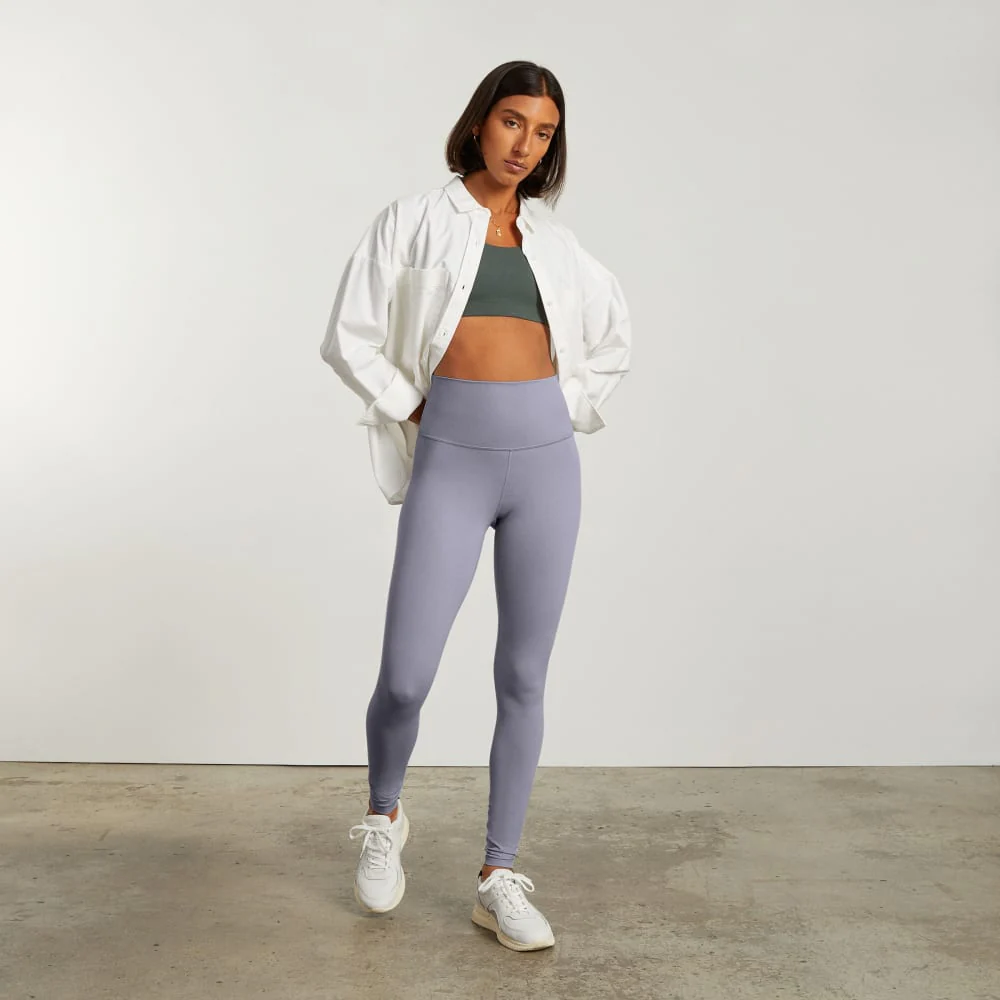The Perform 24/7 Legging | Lilac Grey | 28" Inseam - Image 3