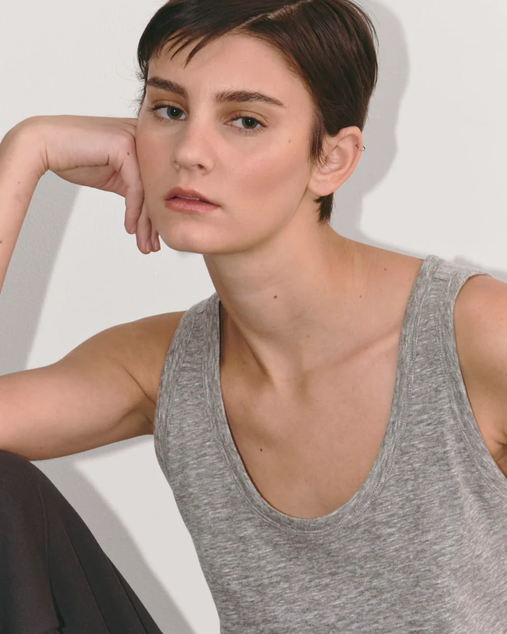The Perform Tank |  Heathered Grey - Image 4