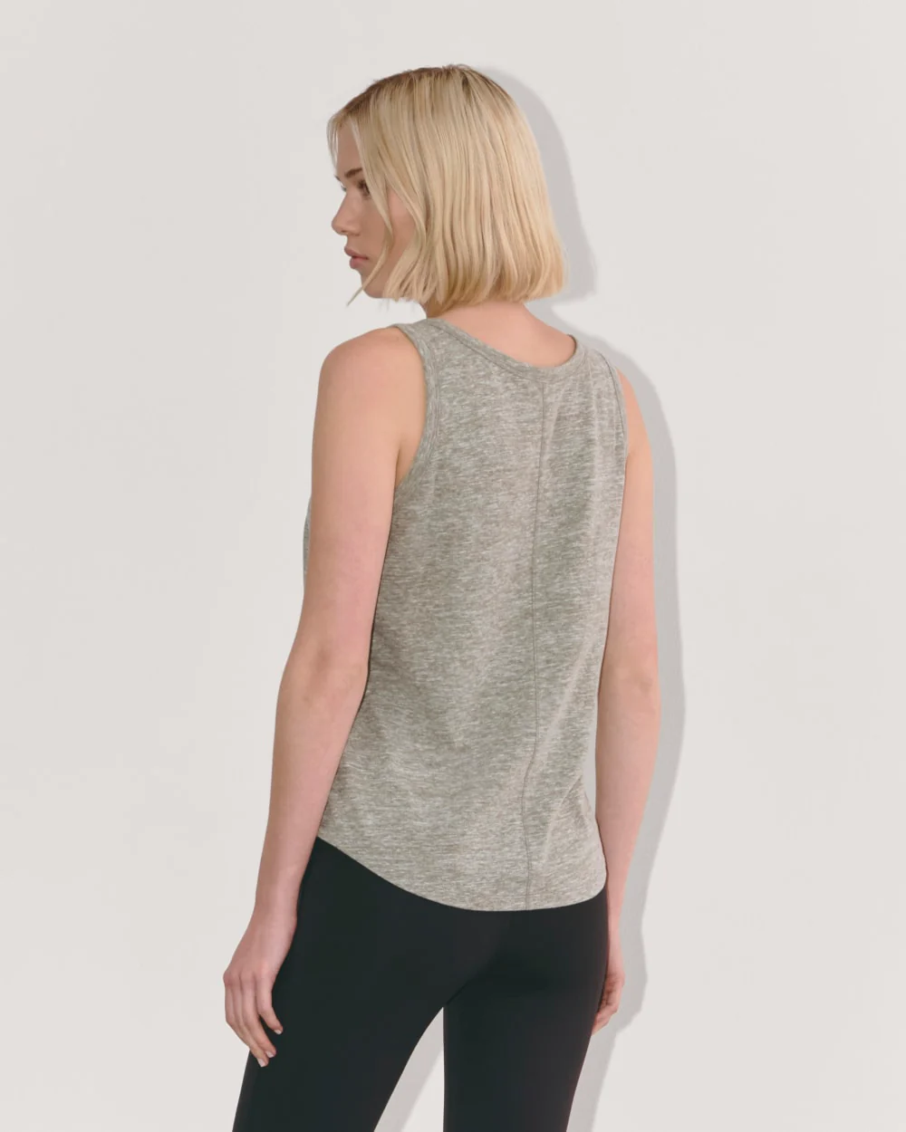 The Perform Tank | Heathered Grey / Olive - Image 5