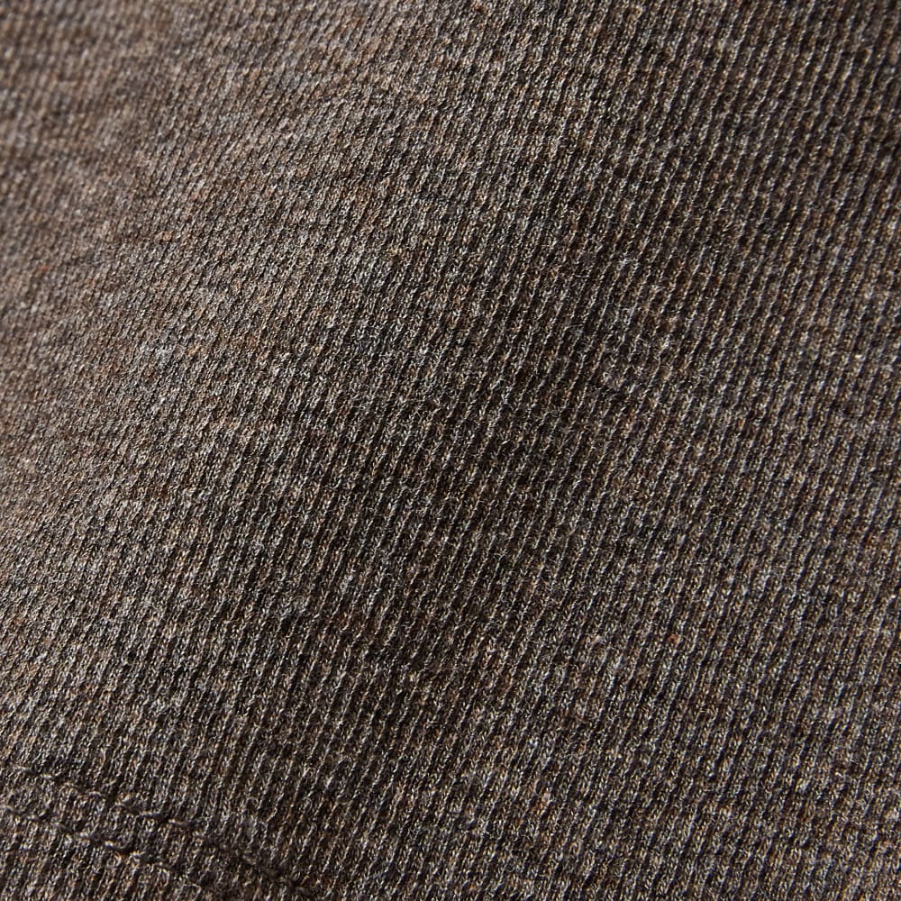 The Luxe Micro-Rib Scoop-Neck Tee | Heathered Fatigue - Image 5