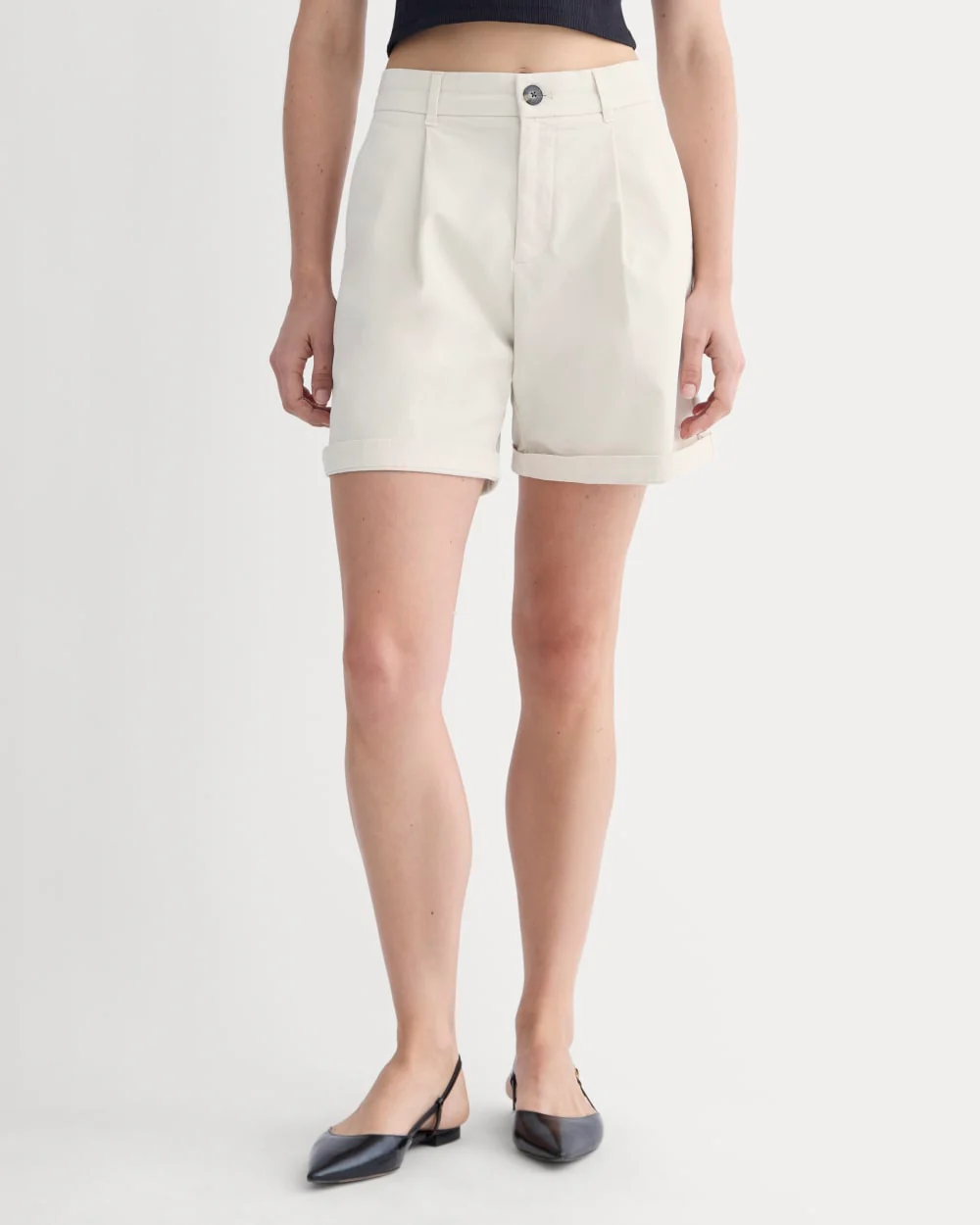The Pleated Chino Short | Birch - Image 3