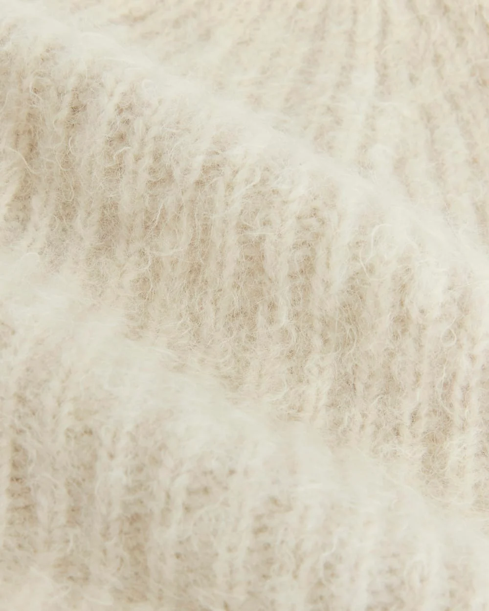 Plush Alpaca Beanie | Bone - Image 4