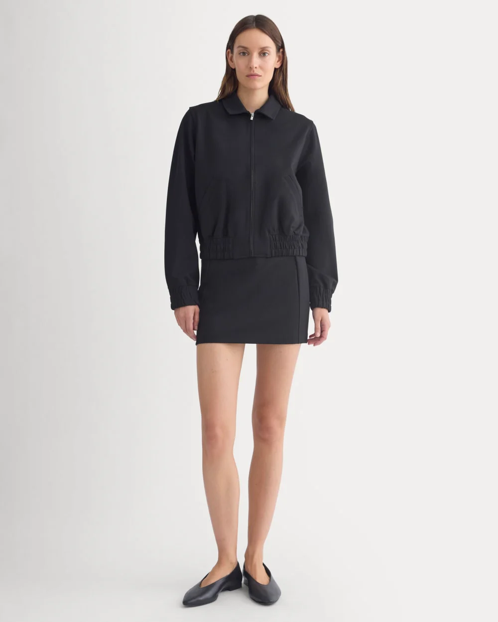 Ponte Aviator Jacket | Black - Image 3