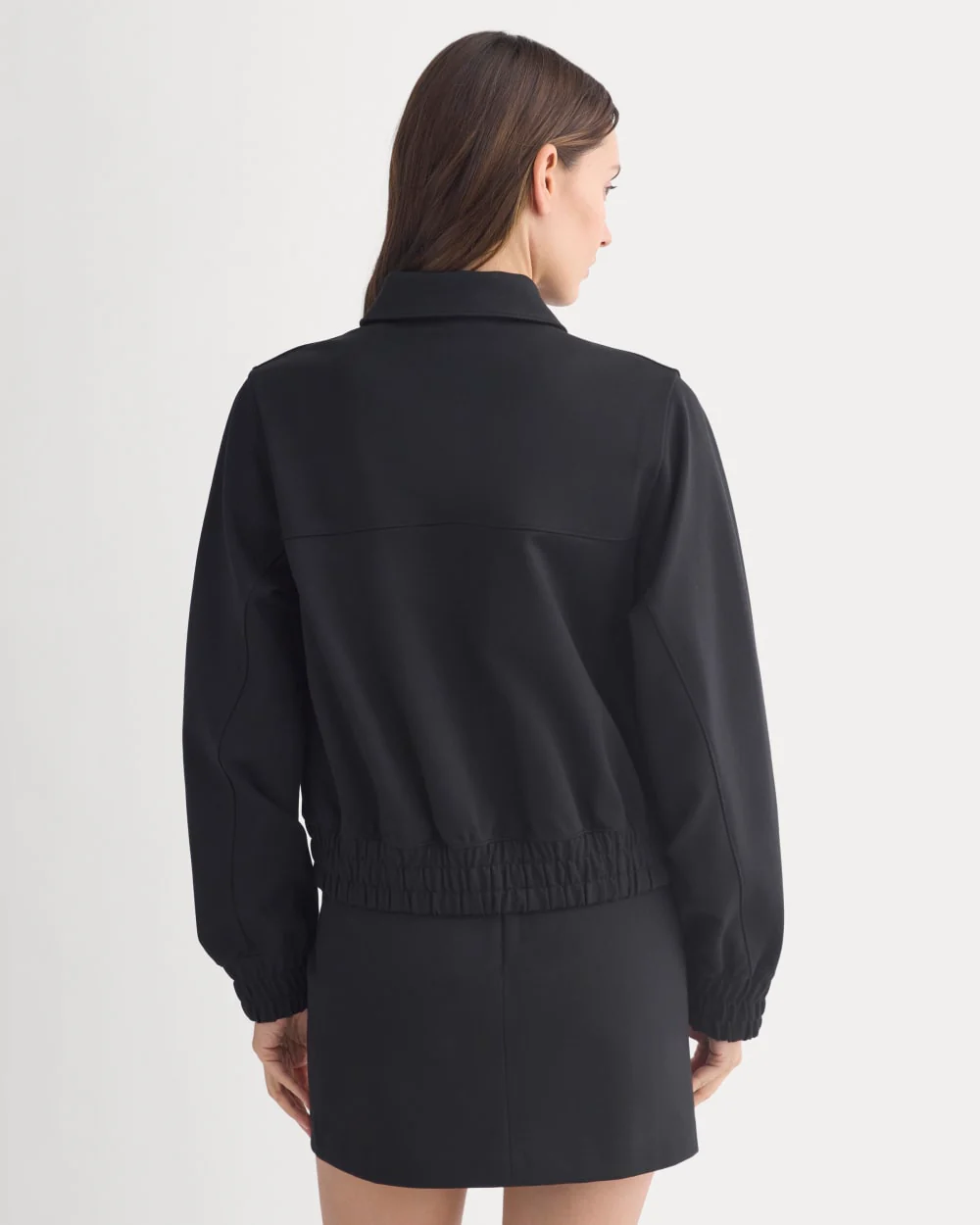 Ponte Aviator Jacket | Black - Image 5