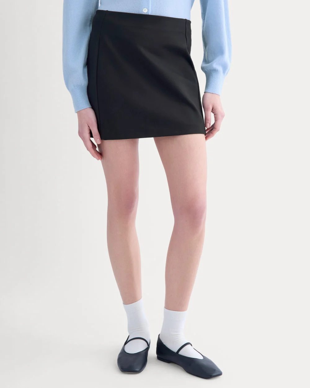 Ponte Mini Skirt | Black - Image 4