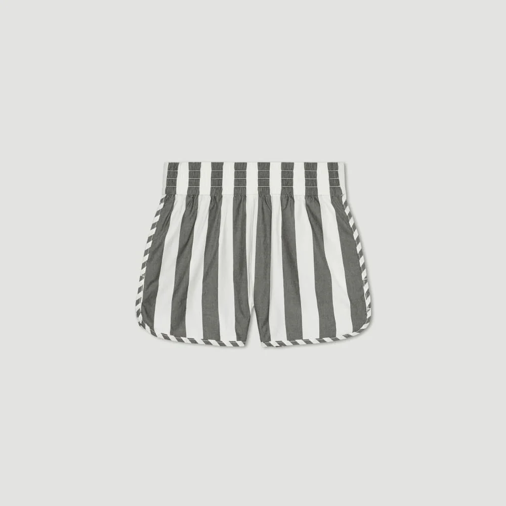 The Poplin Boxer Short | Bone / Black - Image 2