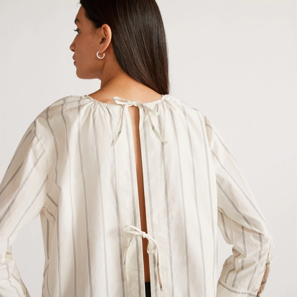 The Poplin Breeze Shirt | Black / Canvas Tan - Image 5