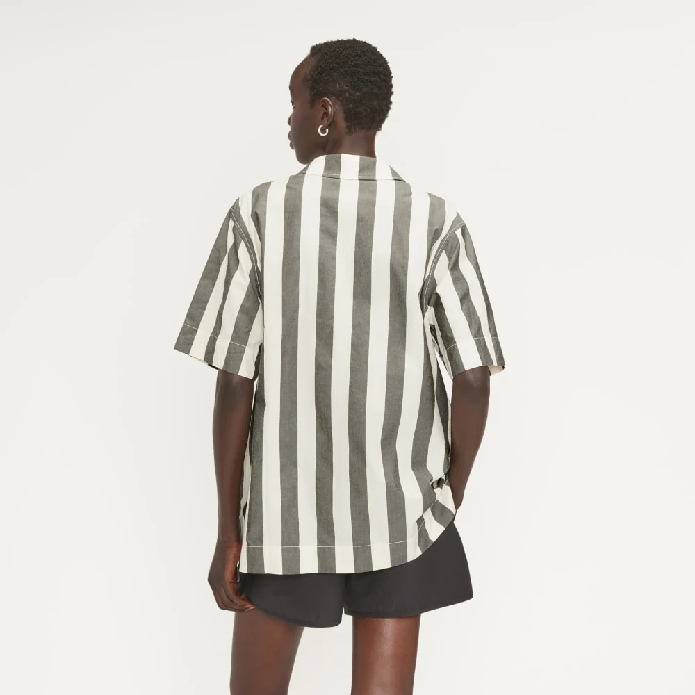 The Poplin Shirt | Bone / Black - Image 3