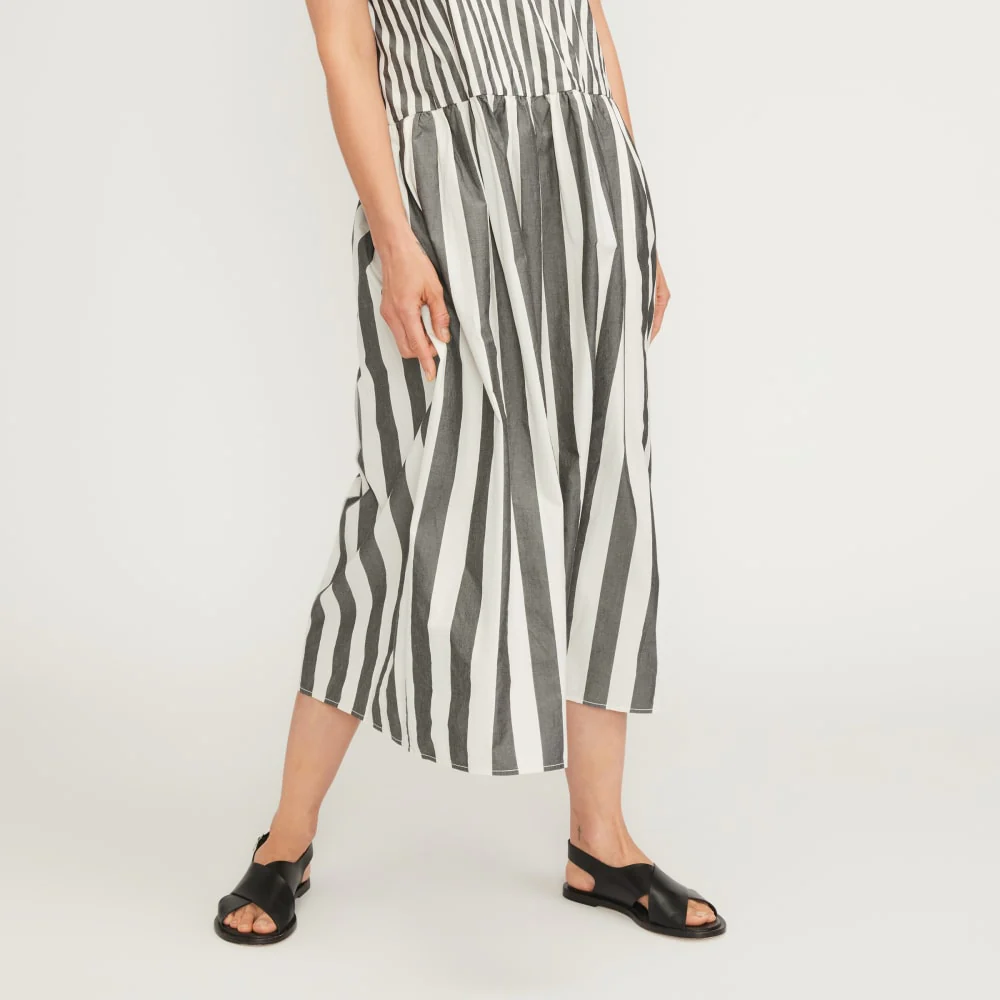 The Poplin Summer Dress | Bone / Black - Image 6