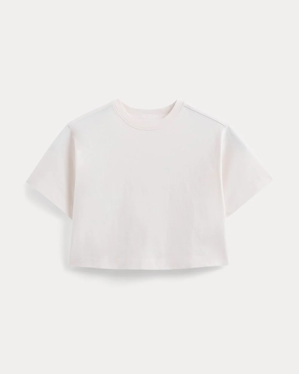 The Premium Weight Cropped Tee | Bone - Image 2