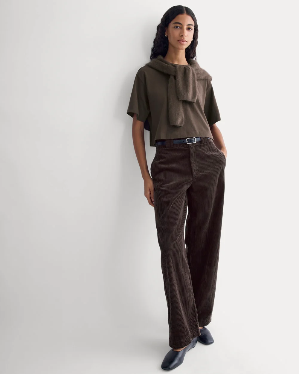 The Premium Weight Cropped Tee | Coffee Bean - Image 7