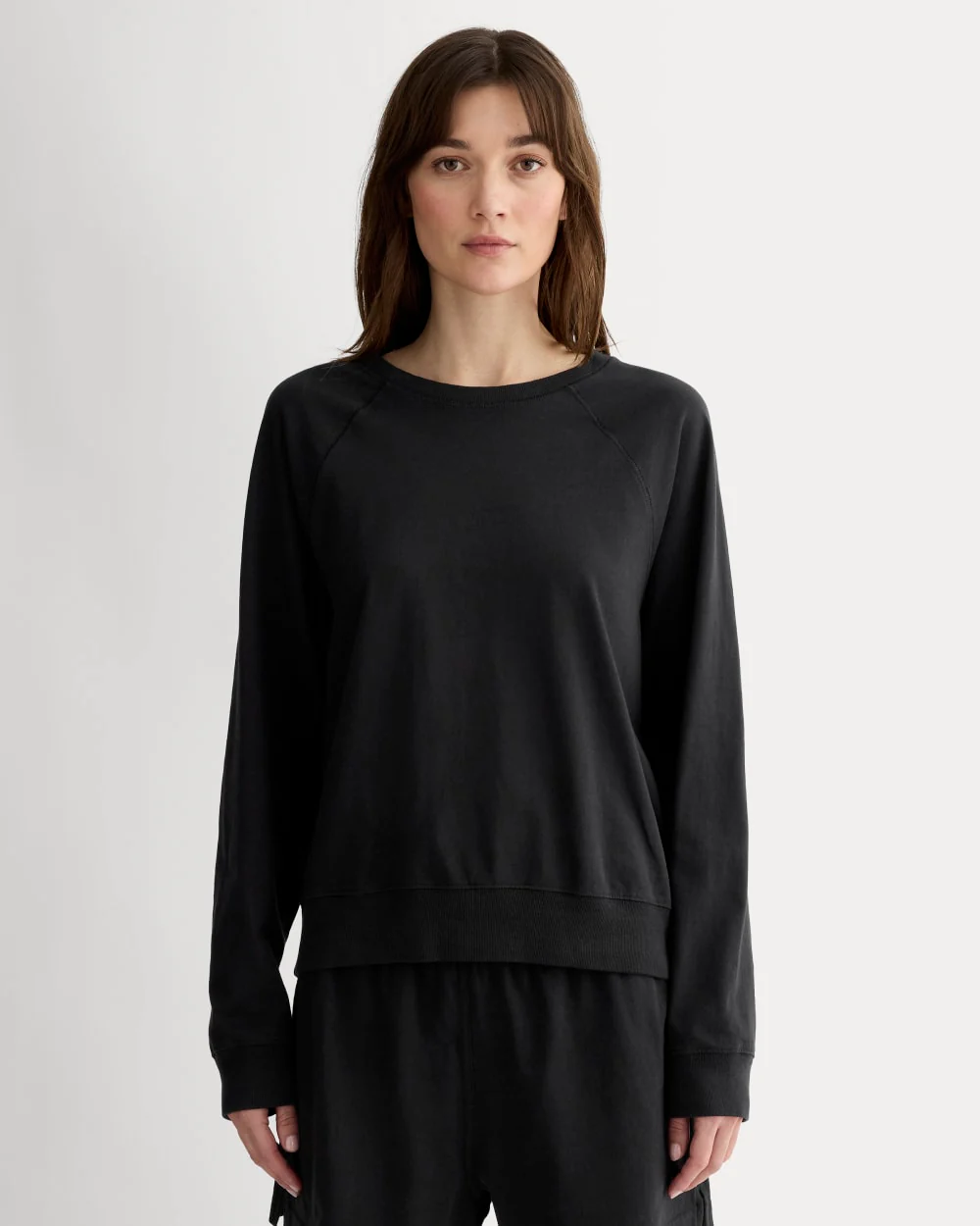 The Off-Duty Long-Sleeve Tee | Black