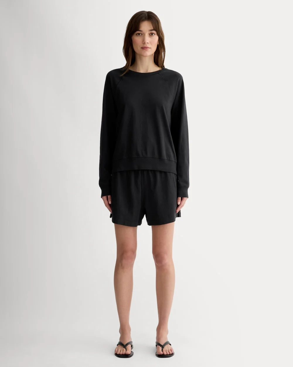 The Off-Duty Long-Sleeve Tee | Black - Image 3