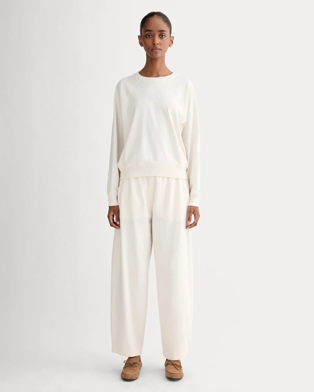 The Off-Duty Long-Sleeve Tee | Bone - Image 3