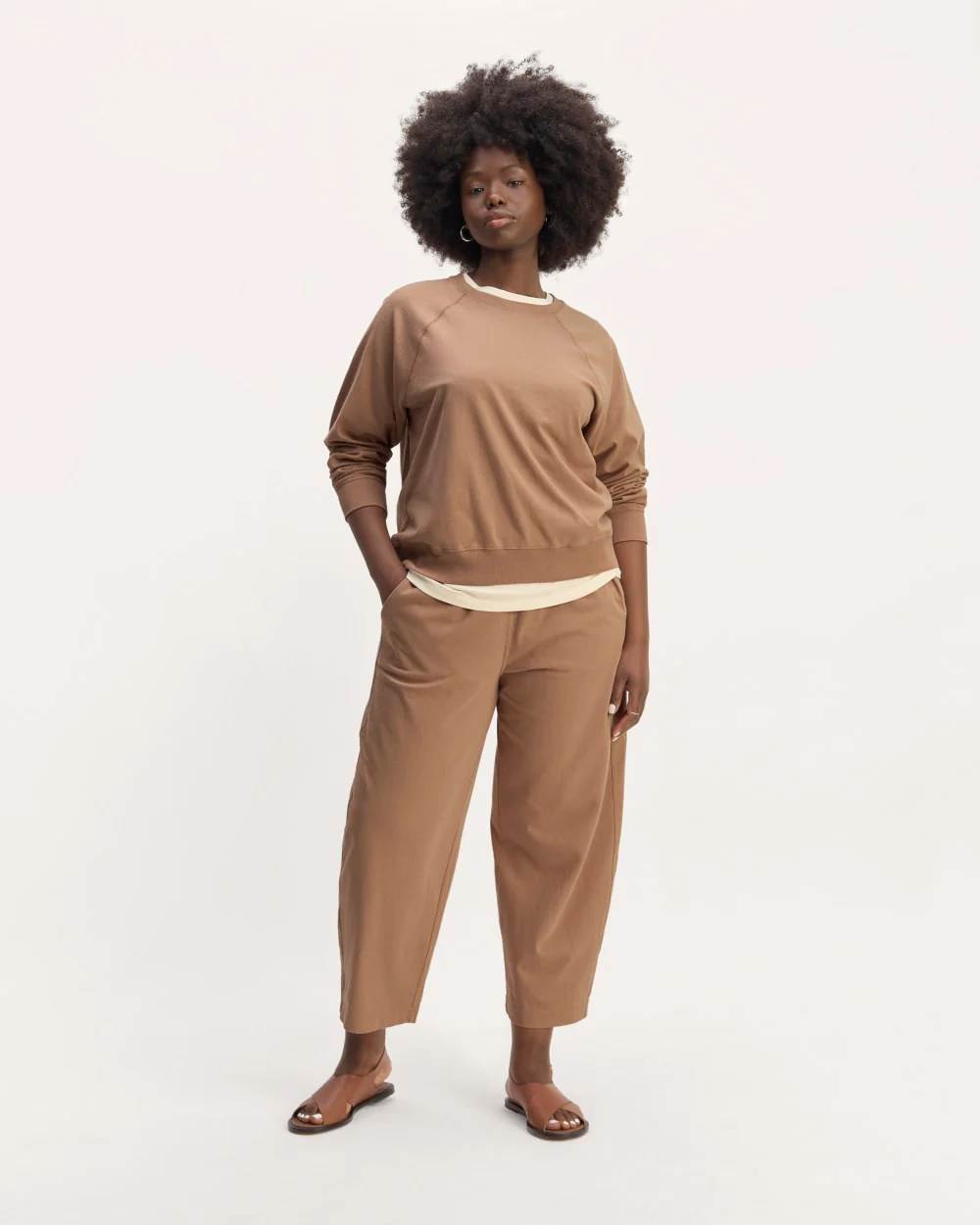 The Off-Duty Long-Sleeve Tee | Chanterelle - Image 3