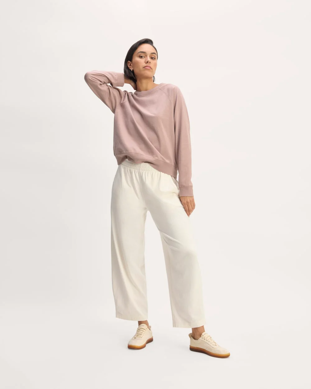 The Off-Duty Long-Sleeve Tee | Dusty Rose - Image 3