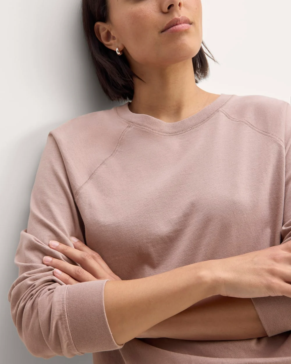 The Off-Duty Long-Sleeve Tee | Dusty Rose - Image 4