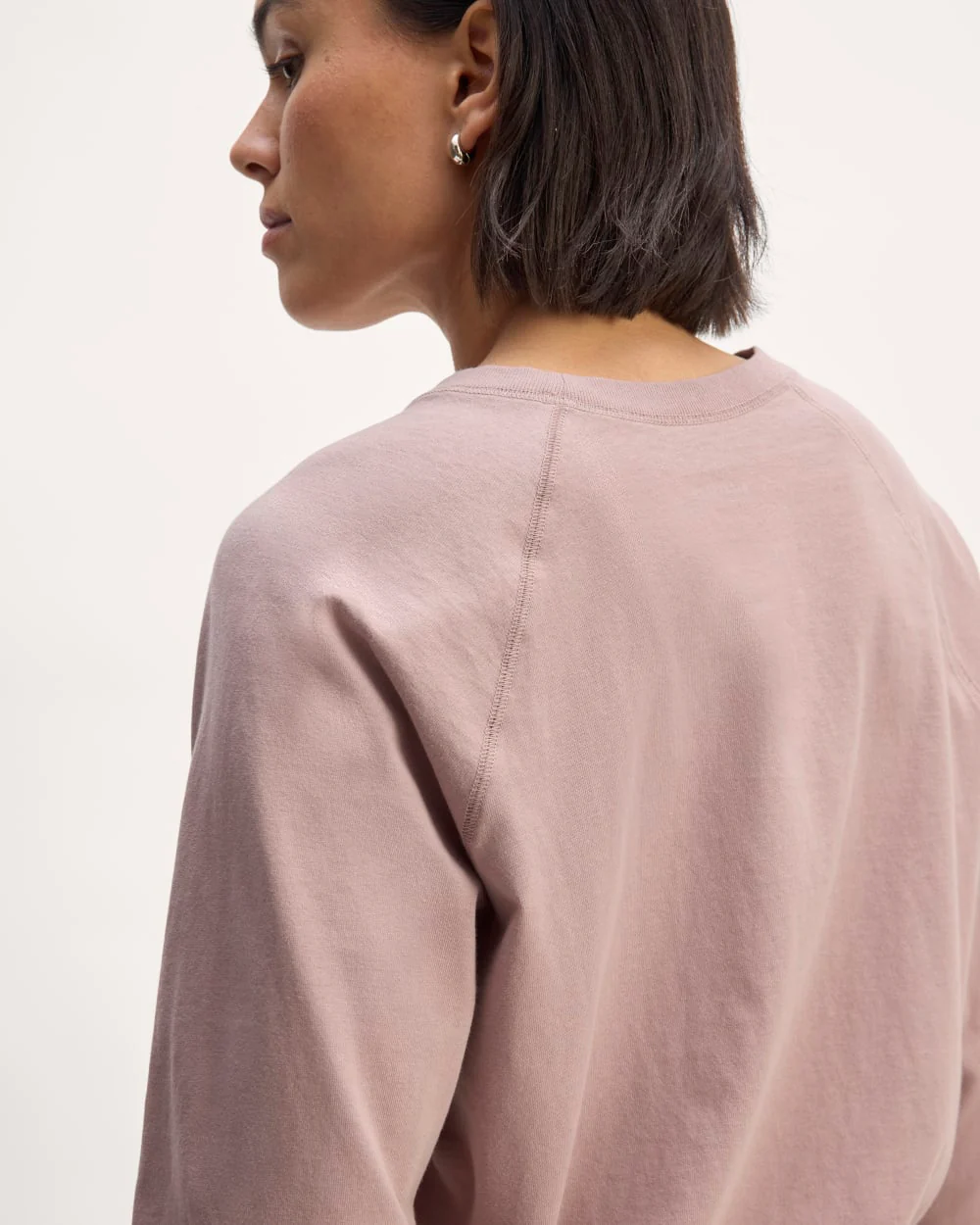 The Off-Duty Long-Sleeve Tee | Dusty Rose - Image 5