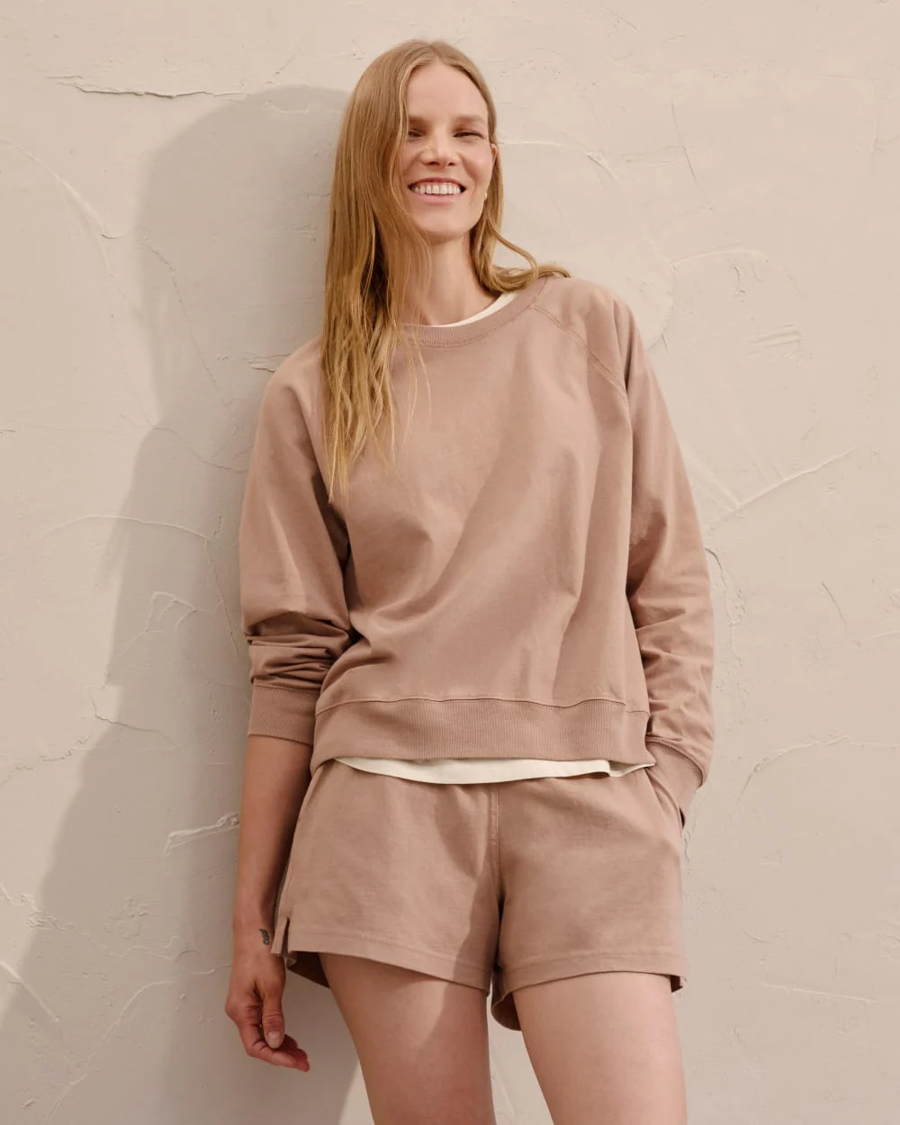 The Off-Duty Long-Sleeve Tee | Dusty Rose - Image 7