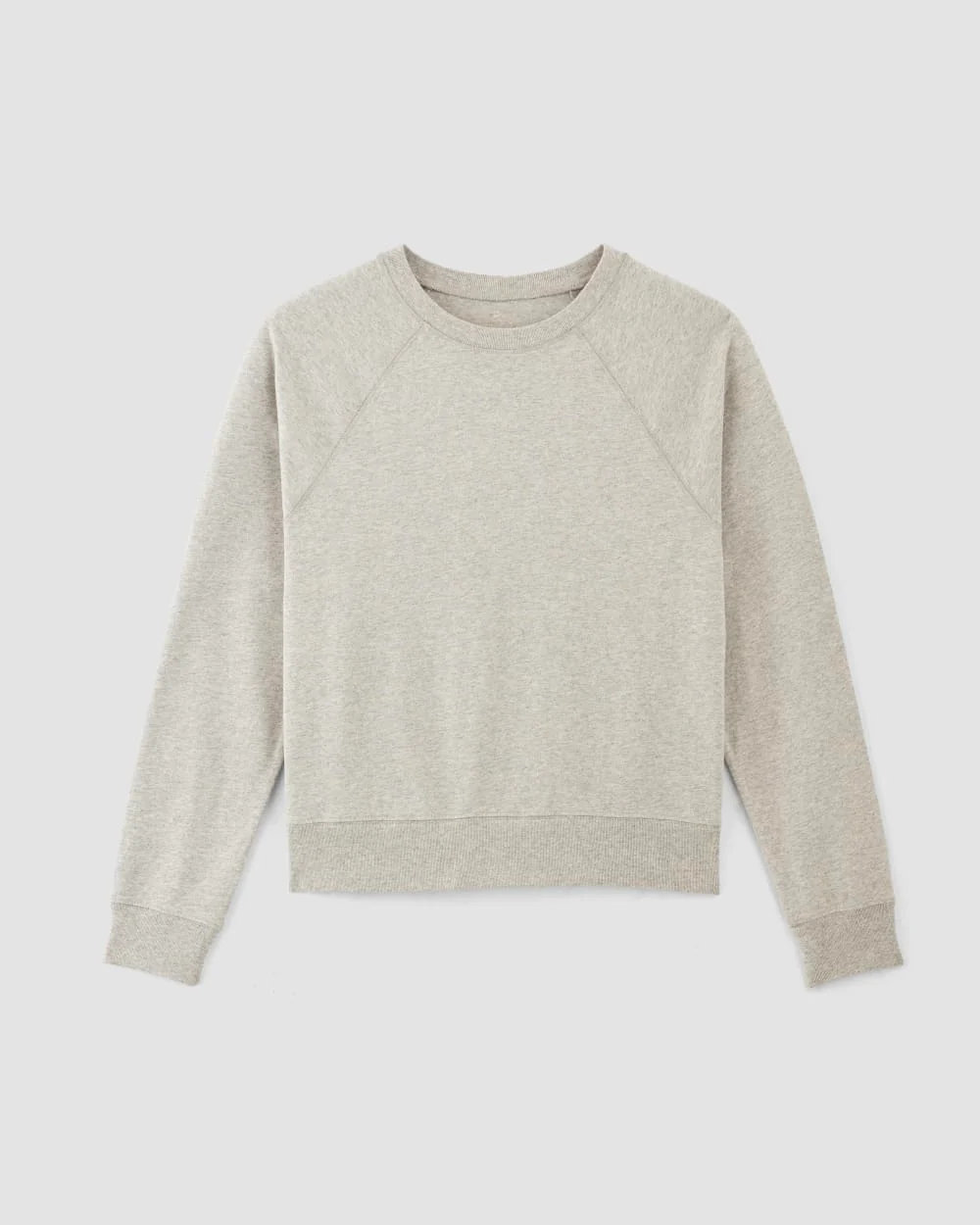 The Off-Duty Long-Sleeve Tee | Pale Heather Grey - Image 2