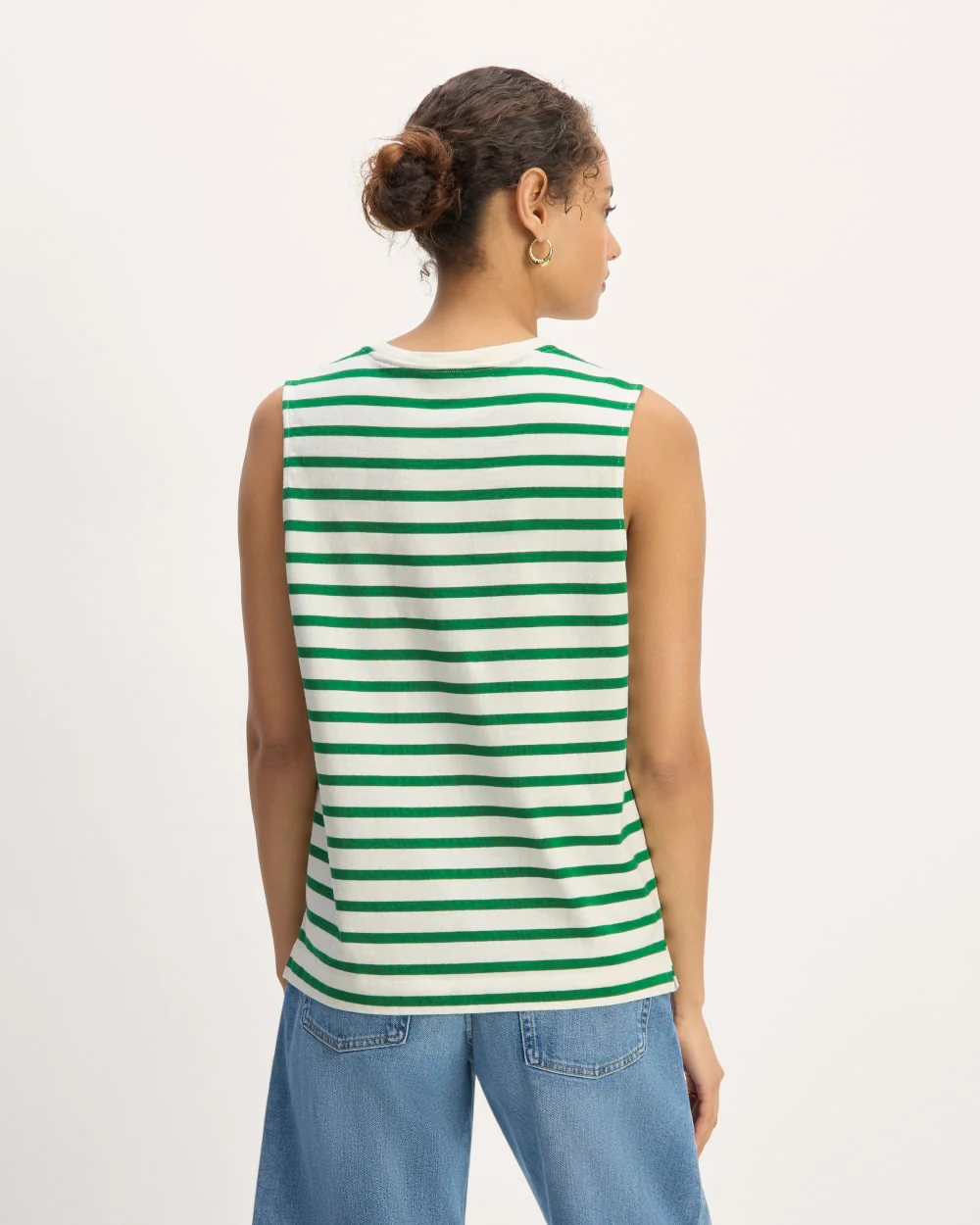 The Mariner Tank | Bone / Grass Green - Image 4