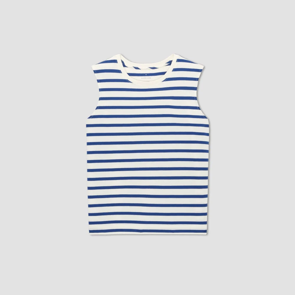 The Mariner Tank | Canvas Tan / Mazarine Blue - Image 2