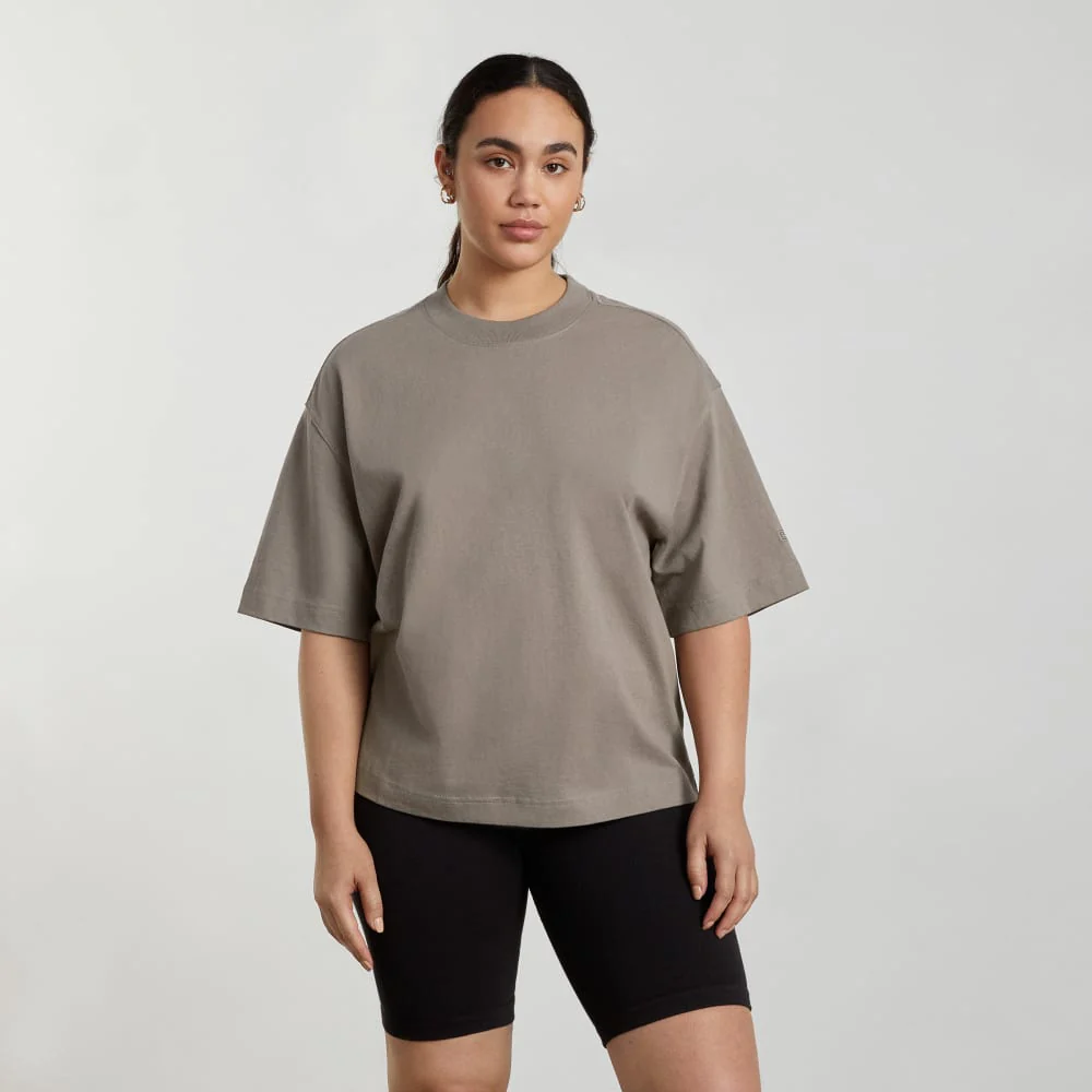 The Premium Weight Relaxed Tee | Clay - Image 2
