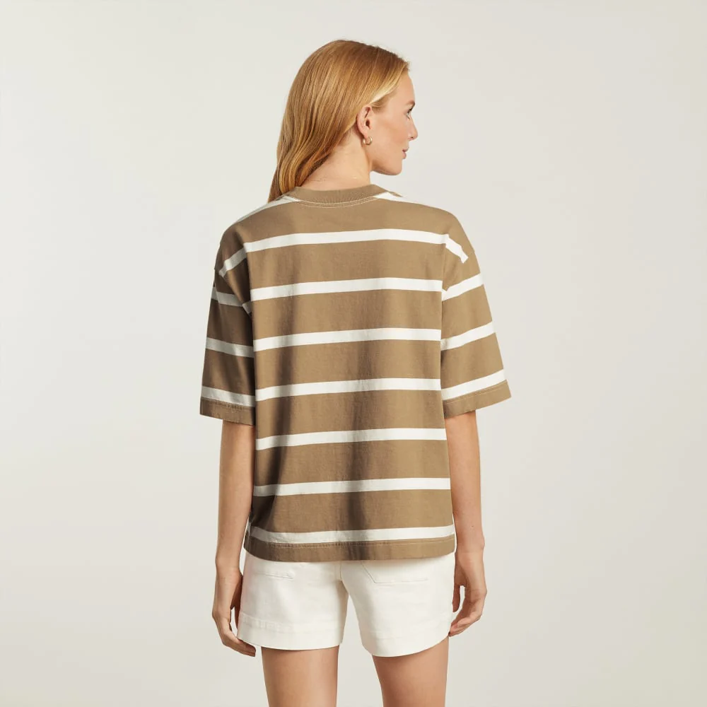 The Premium Weight Relaxed Tee | Iced Coffee / Tan - Image 3