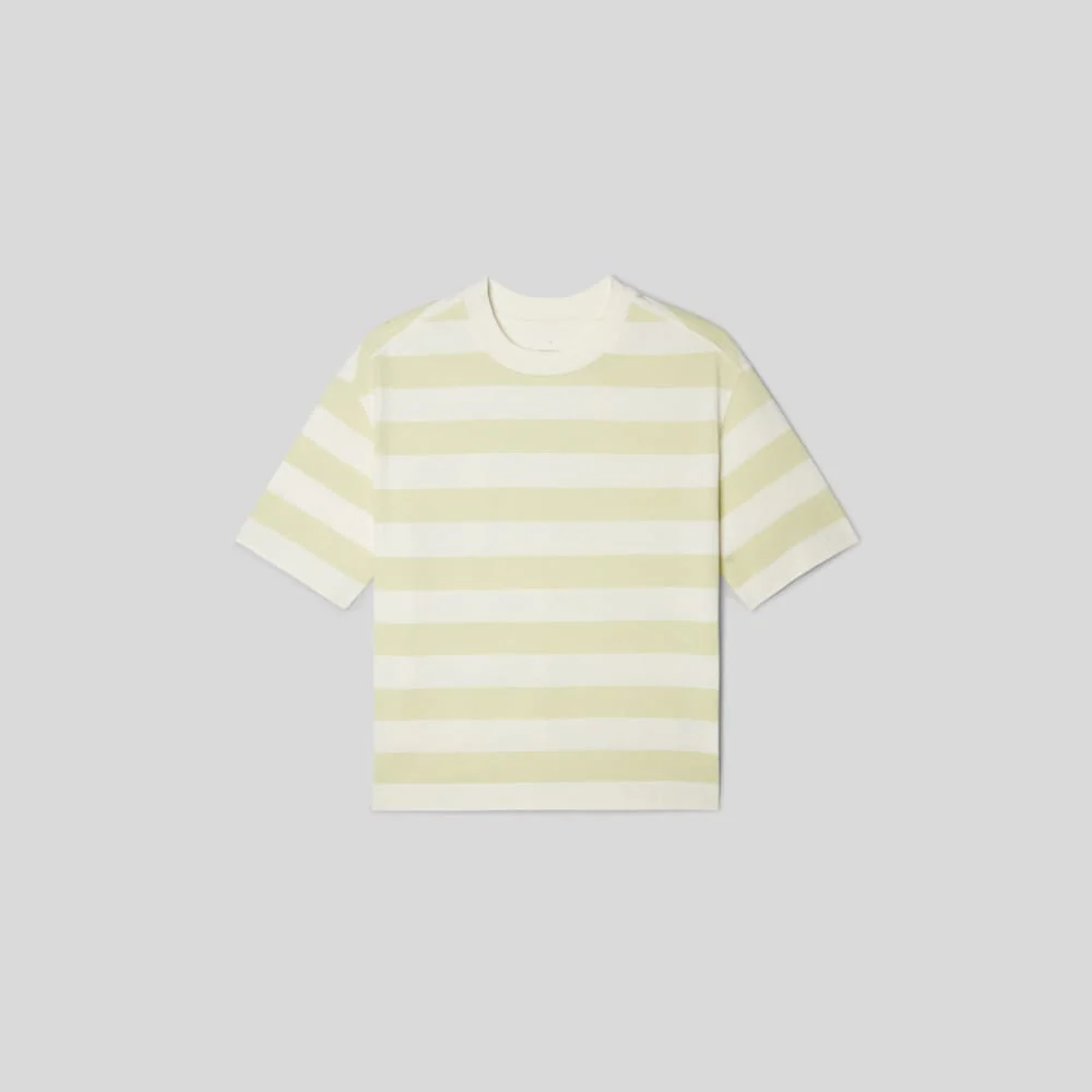 The Premium Weight Relaxed Tee | Seafoam Green / Canvas Tan - Image 2