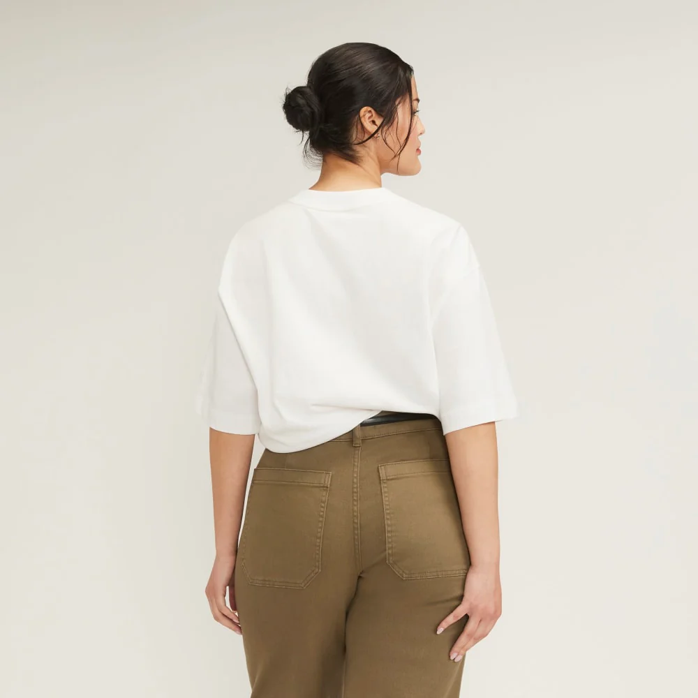The Premium Weight Relaxed Tee | White - Image 3