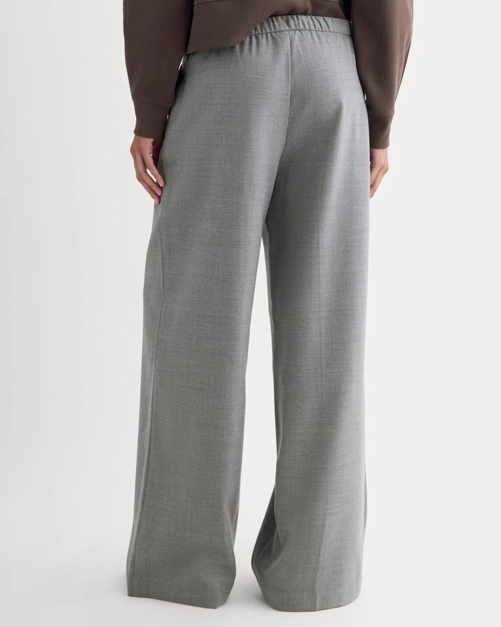 The Pull-On Trouser in Tailor Twill | Heather Graphite - Image 5