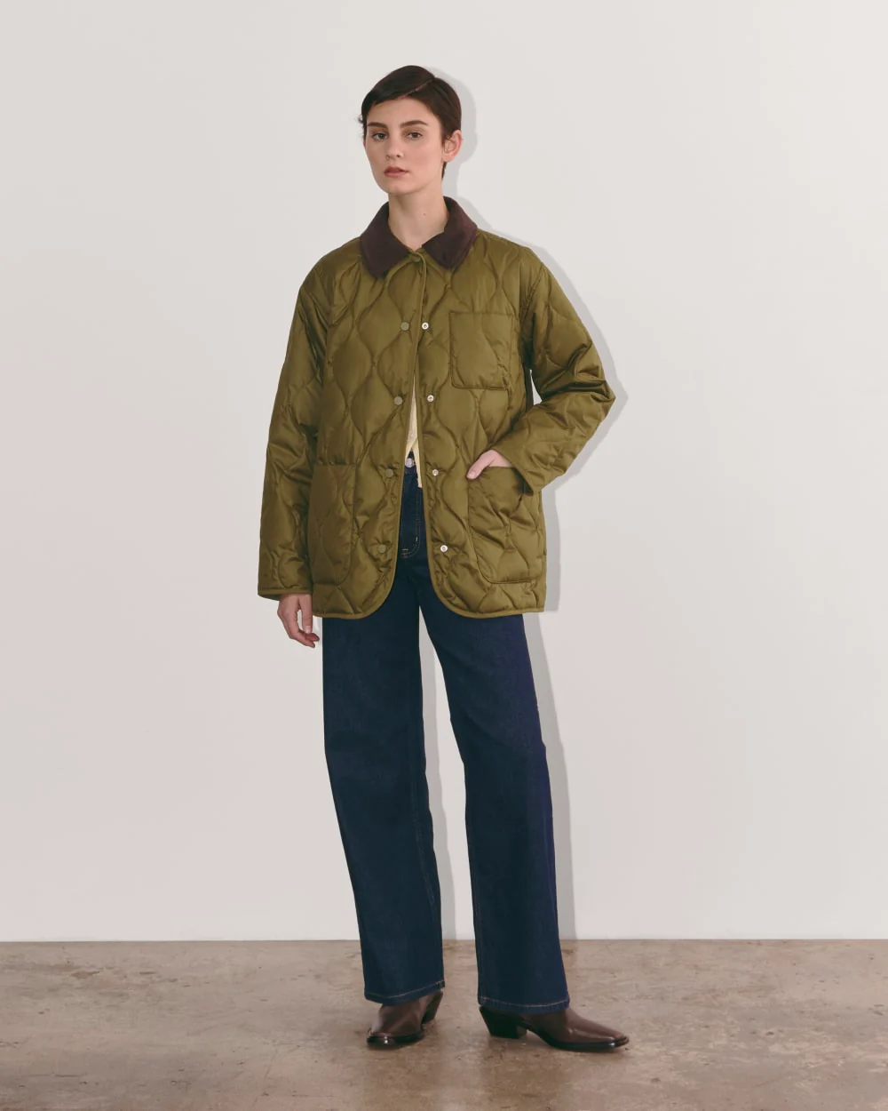 The Quilted Ranch Jacket | Olive - Image 4