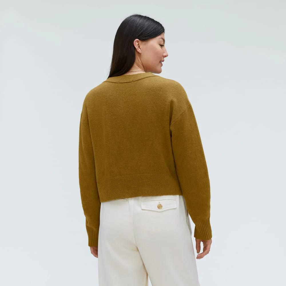 The Cashmere Cardigan | Tapenade - Image 3